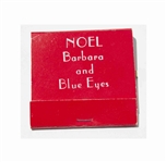 Fun Memento Owned by Frank Sinatra, His Personal Set of Matches for the Christmas Holidays -- Blue Eyes